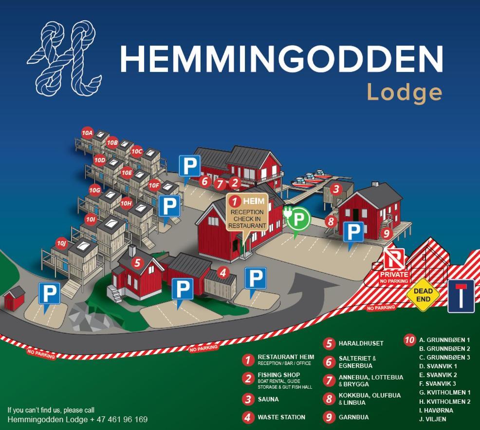 Hemmingodden Lodge 巴尔斯塔 外观 照片